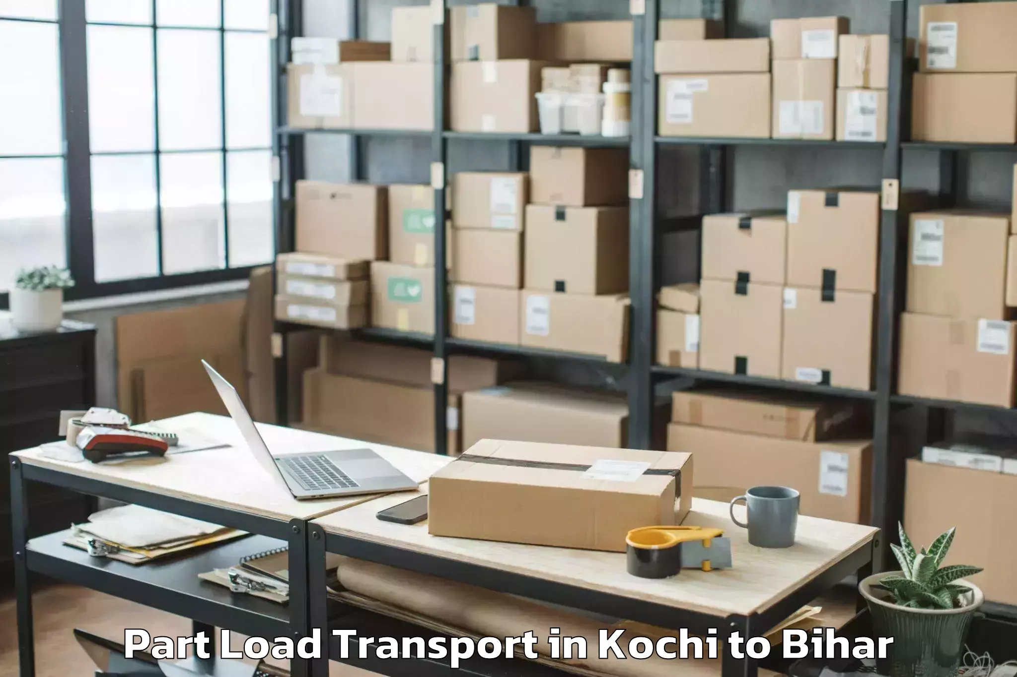 Book Kochi to Mahua Part Load Transport Online